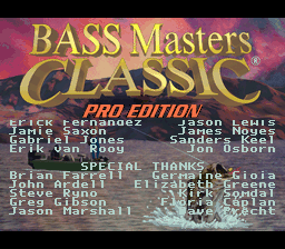 Bass Masters Classic - Pro Edition