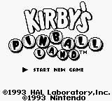 Kirby no Pinball