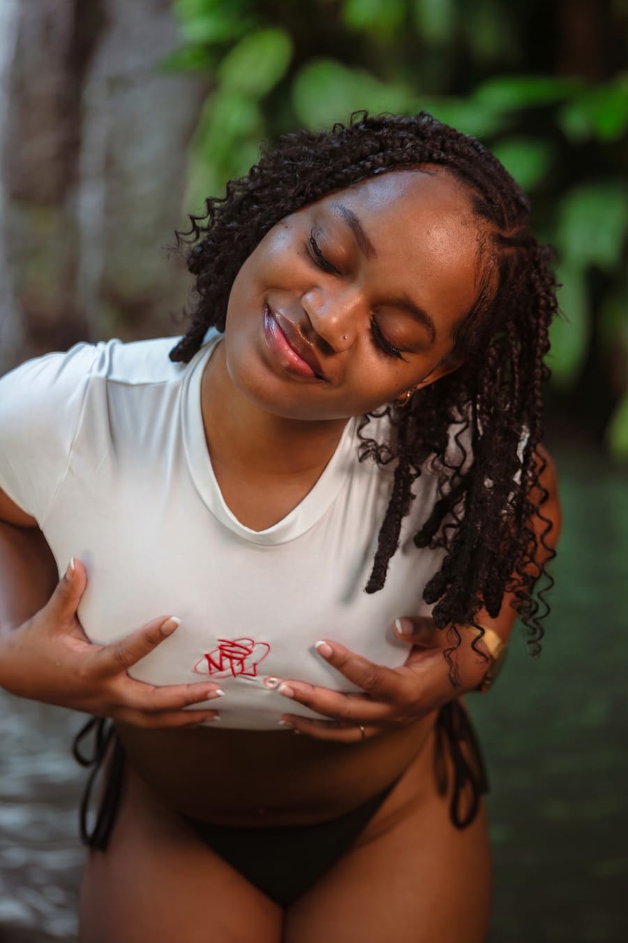 Loana x NTL — Collection NTL shooting Cascade de Bis Guadeloupe