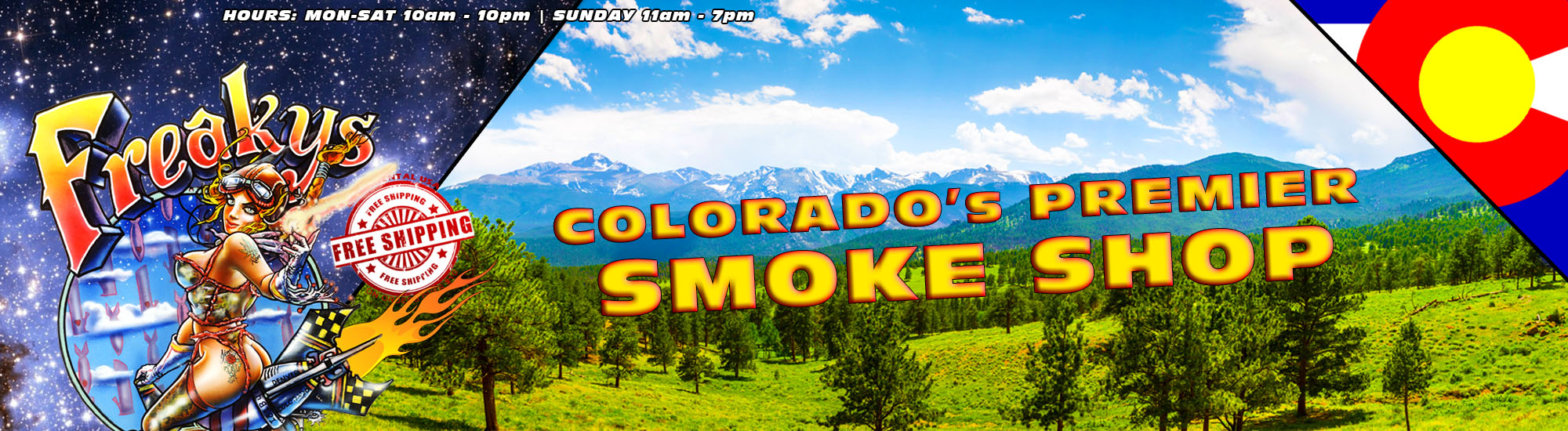 Head Shops Freakys Denver Colorado Glass Pipes Bongs Vapes
