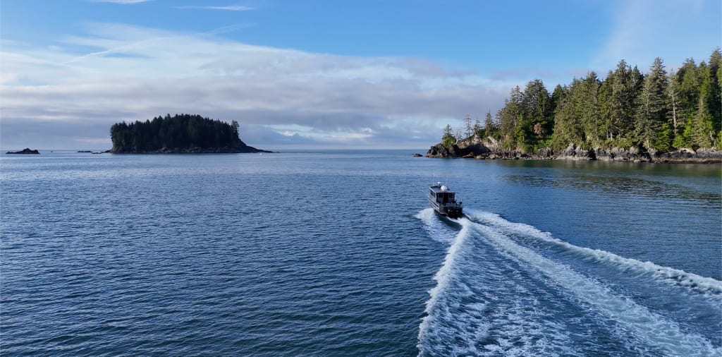 Aerial Ucluelet Salmon Seeker 2