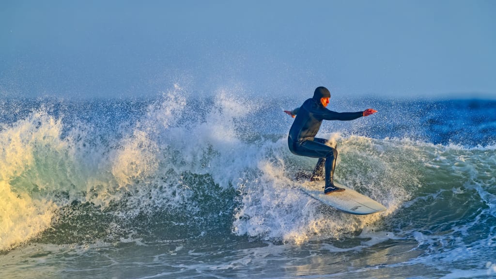 golden light surfing tofino