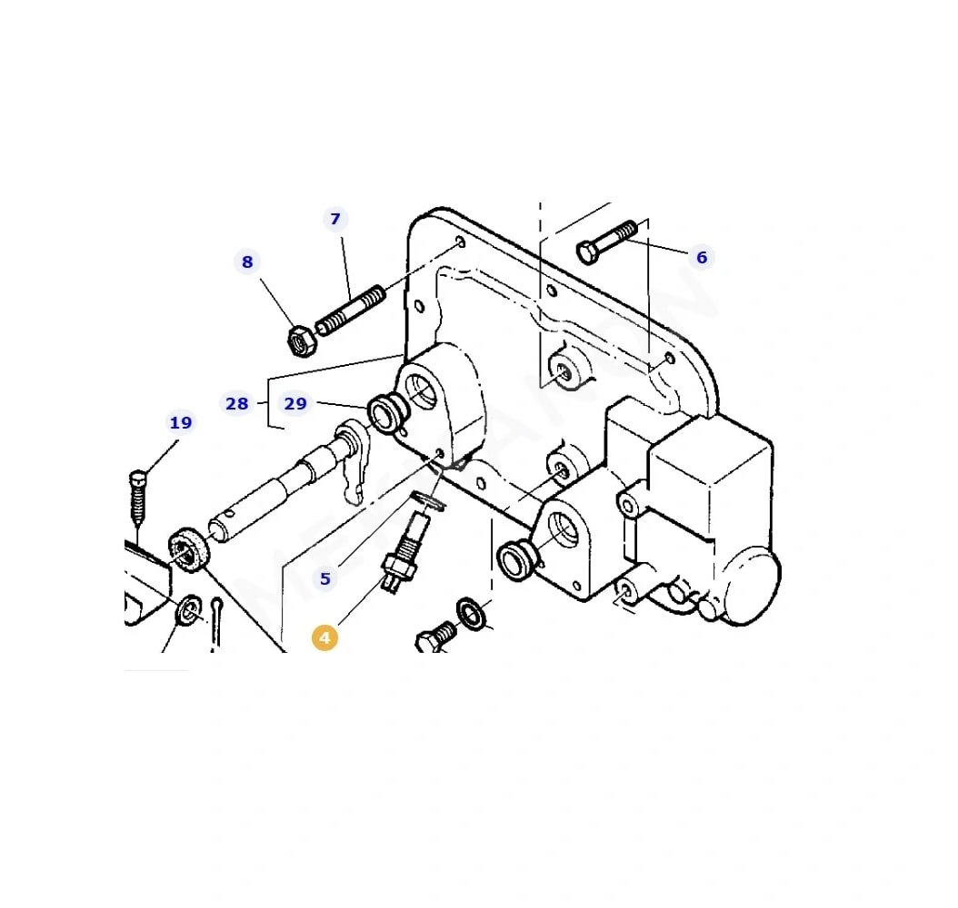 AGCO Transmission Sensor 3792196M1 Massey Ferguson - View 3