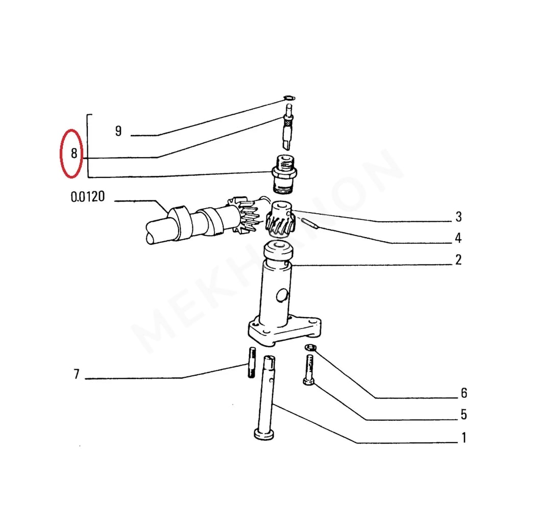 Angle Drive Adapter 4589430, 4717707 New Holland - View 3