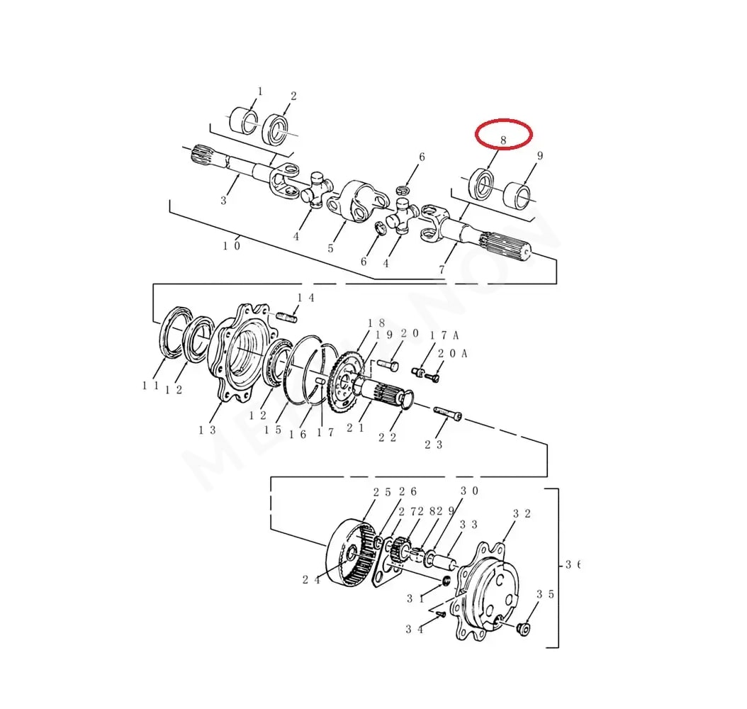 CASE 85805991 Front Axle Combi Oil Seal - View 3