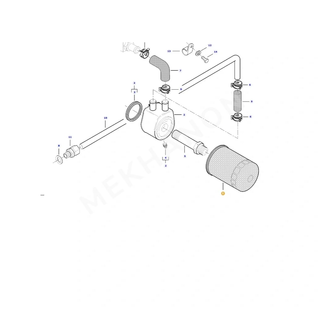 AGCO Ölfilter V836479591 - ACX5232910 Massey Ferguson - View 3