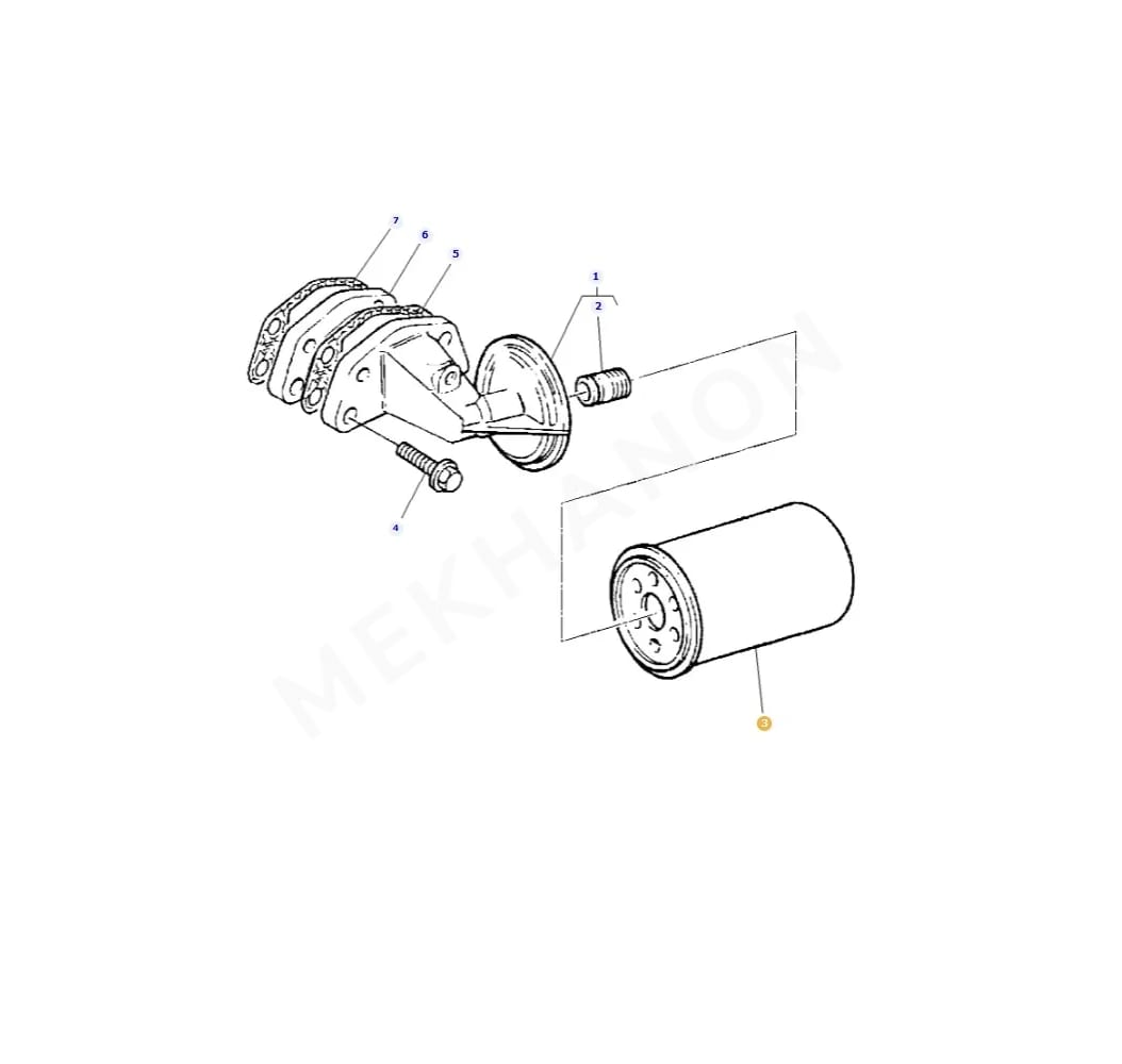 AGCO Yağ Filtresi 3819837M1 Massey Filtresi - View 3