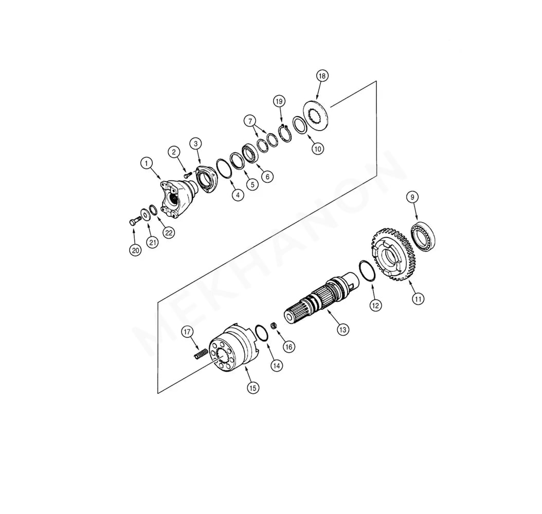 CARRARO 137302 Front Drive Shaft Yoke - View 3
