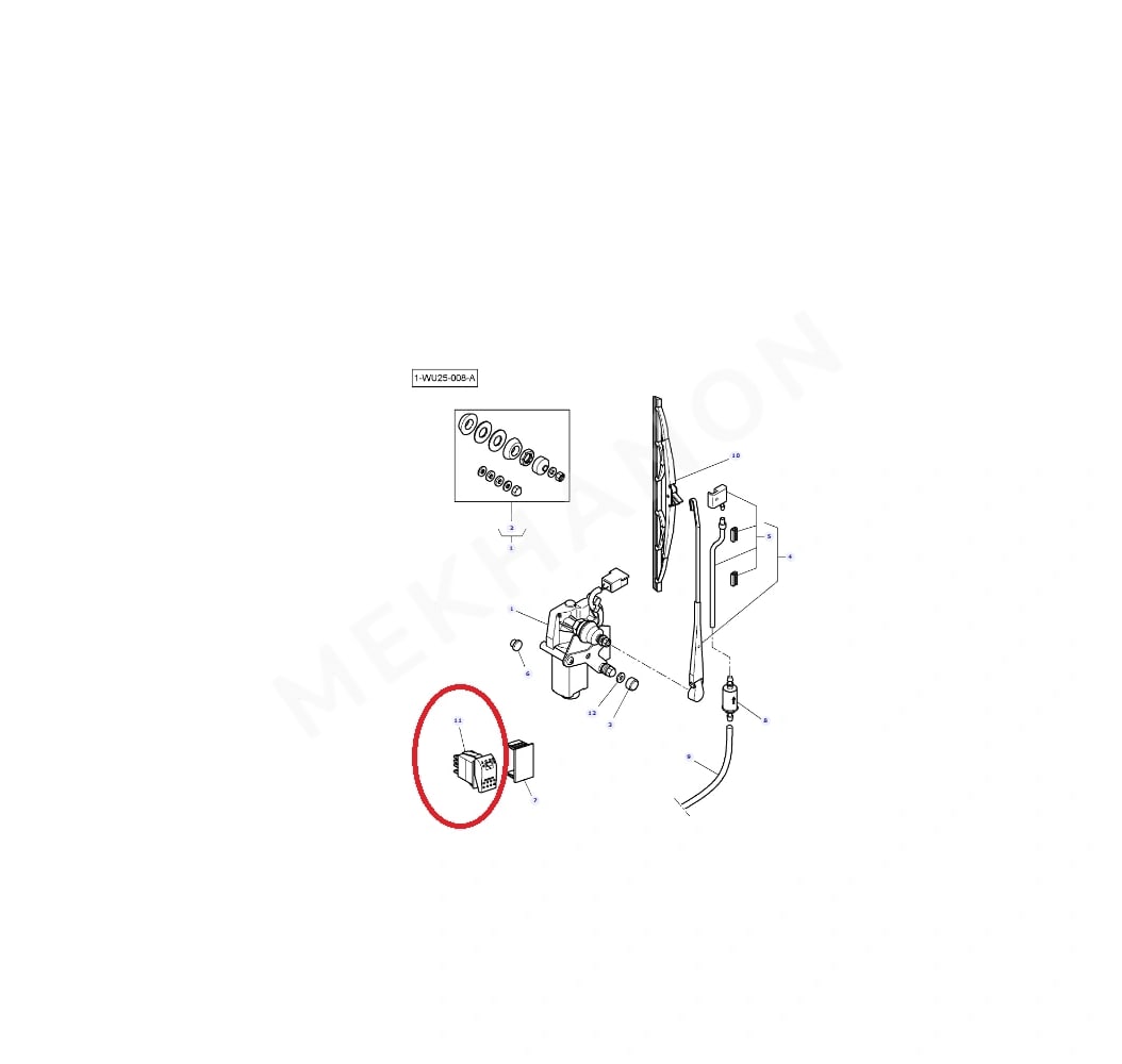Wiper Switch 4293538m2 Massey Ferguson - View 3