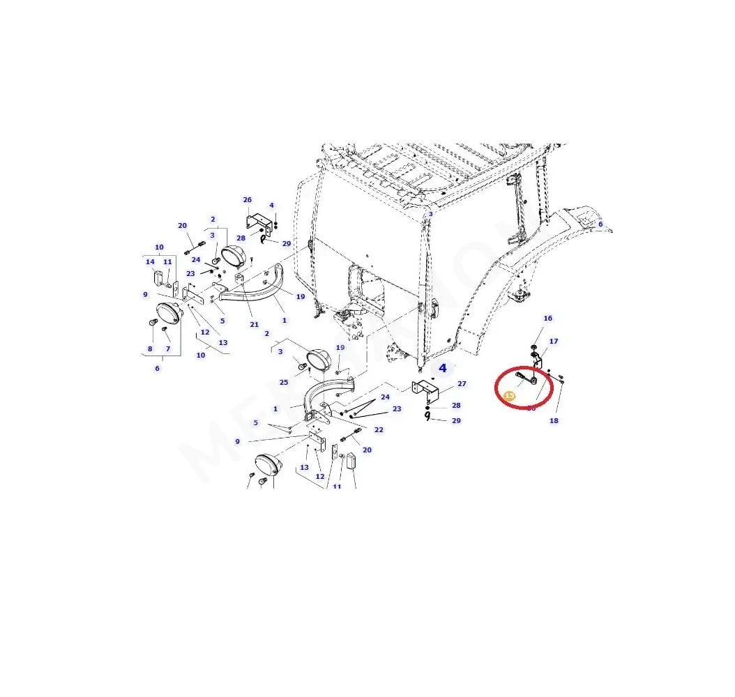 Sensor 4383271M1 Massey Ferguson - View 2
