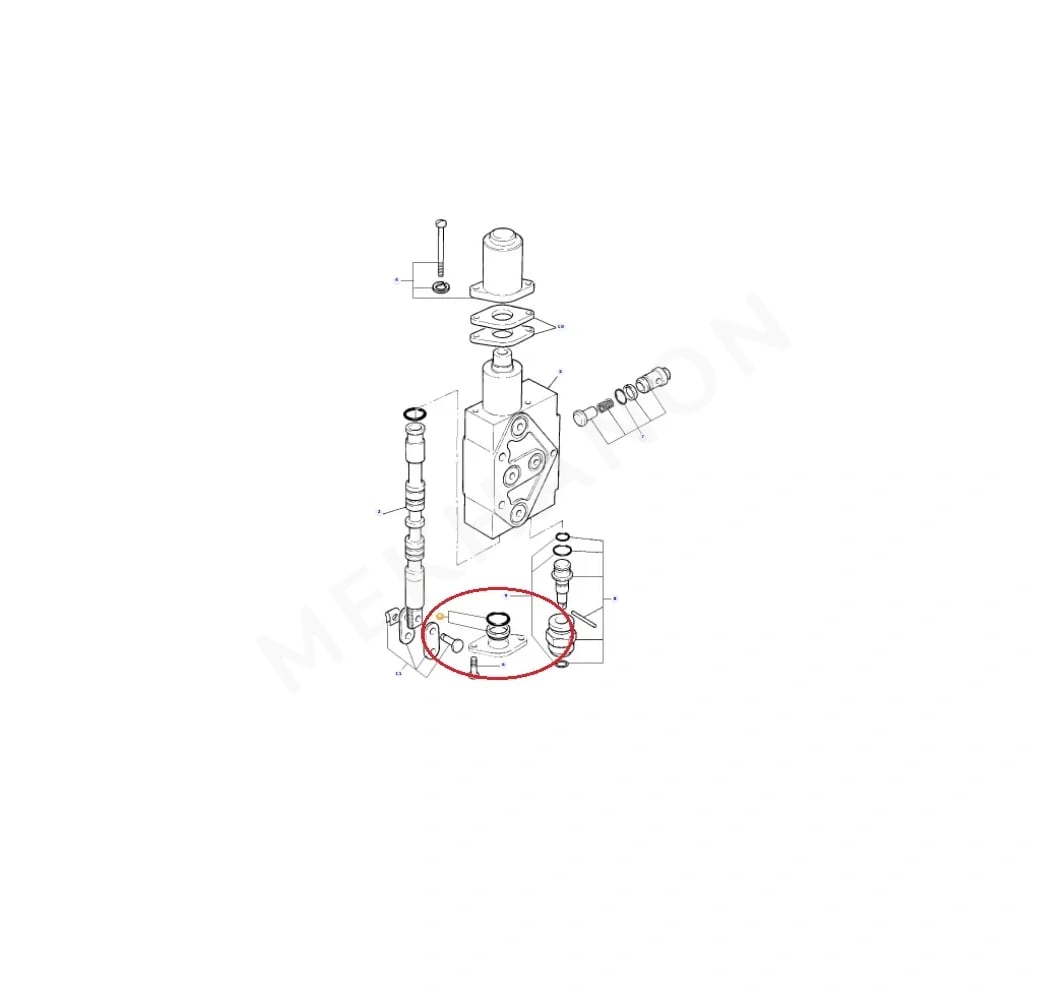 Kit de válvula de carrete 3900386M91 Massey Ferguson - View 2