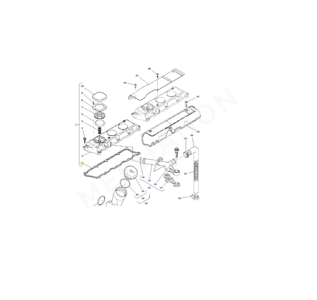 Joint 3681A055 , 4224954M1 Perkins - View 2