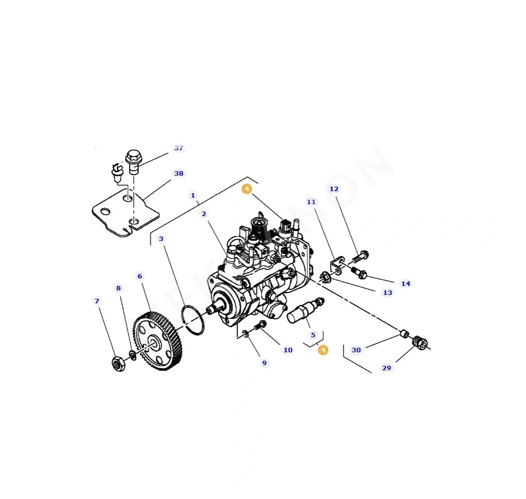 Solenoid 26420469, 4224321M1 Perkins - View 2