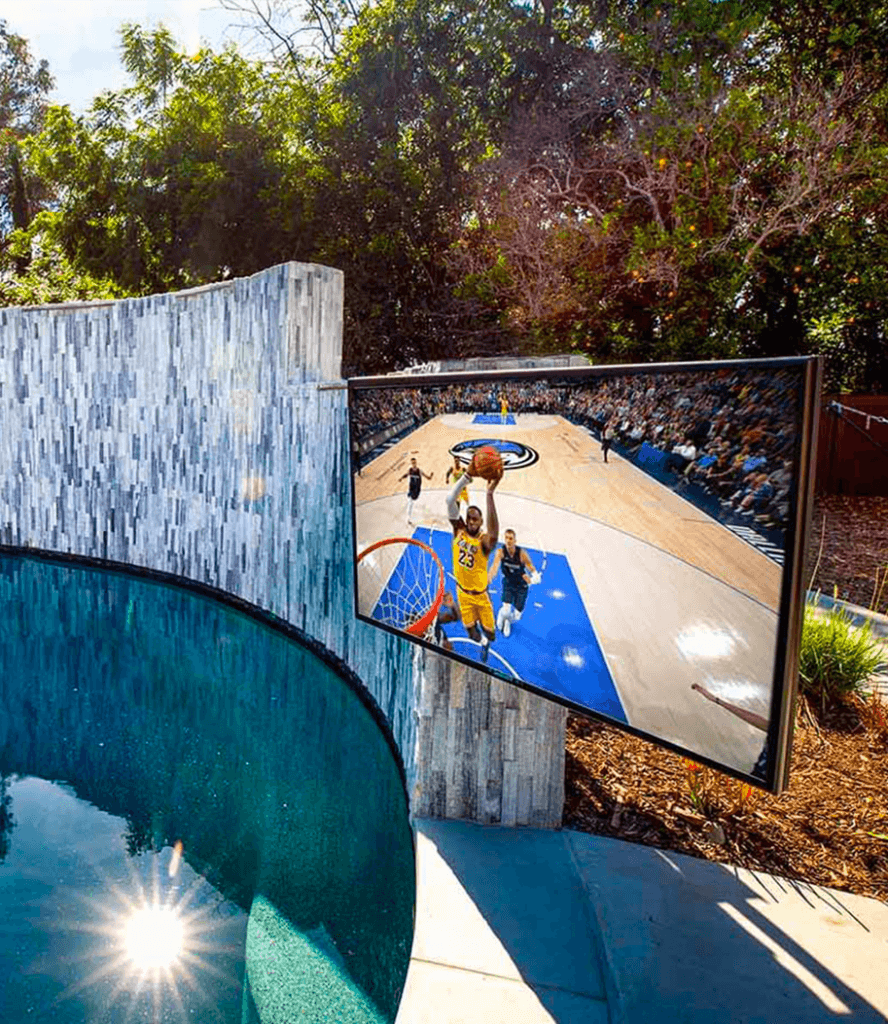 Mounted Pool-Side Tv