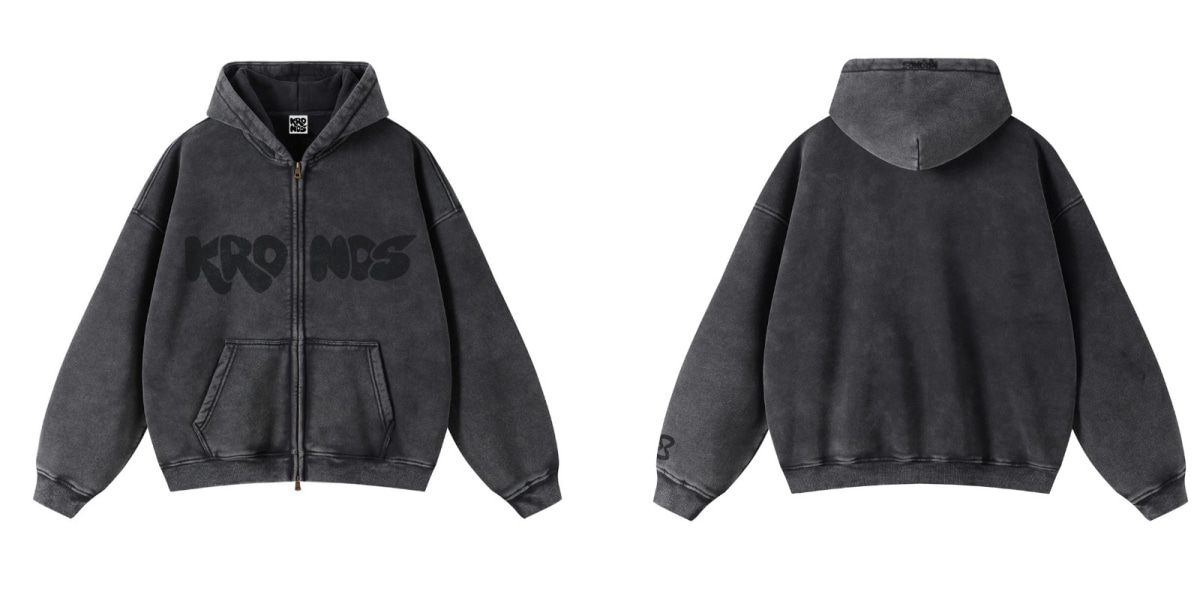 mid-print hoodie