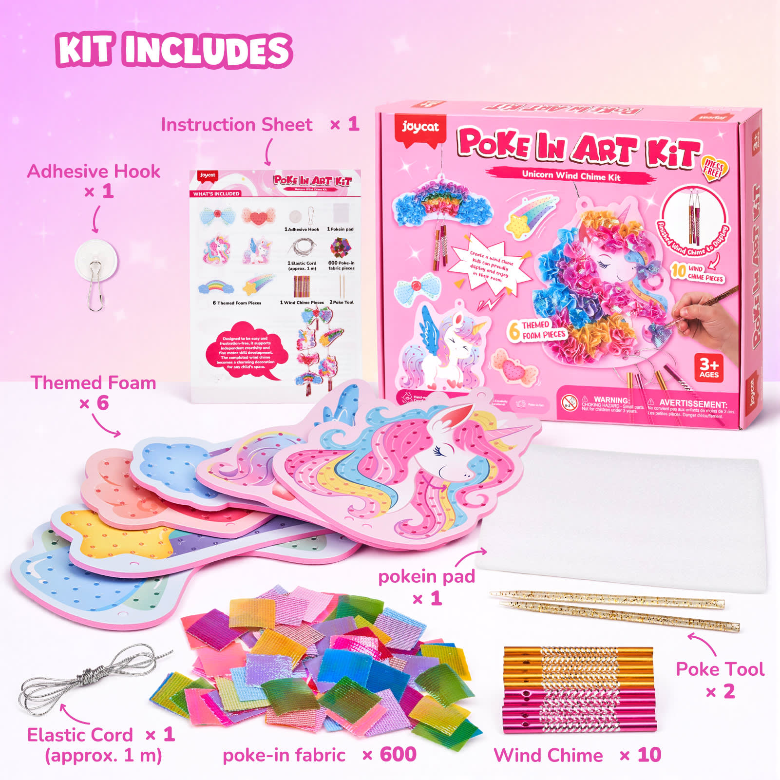 Poke in Art Kit - Unicorn (Өрөөний чимэглэл) 4