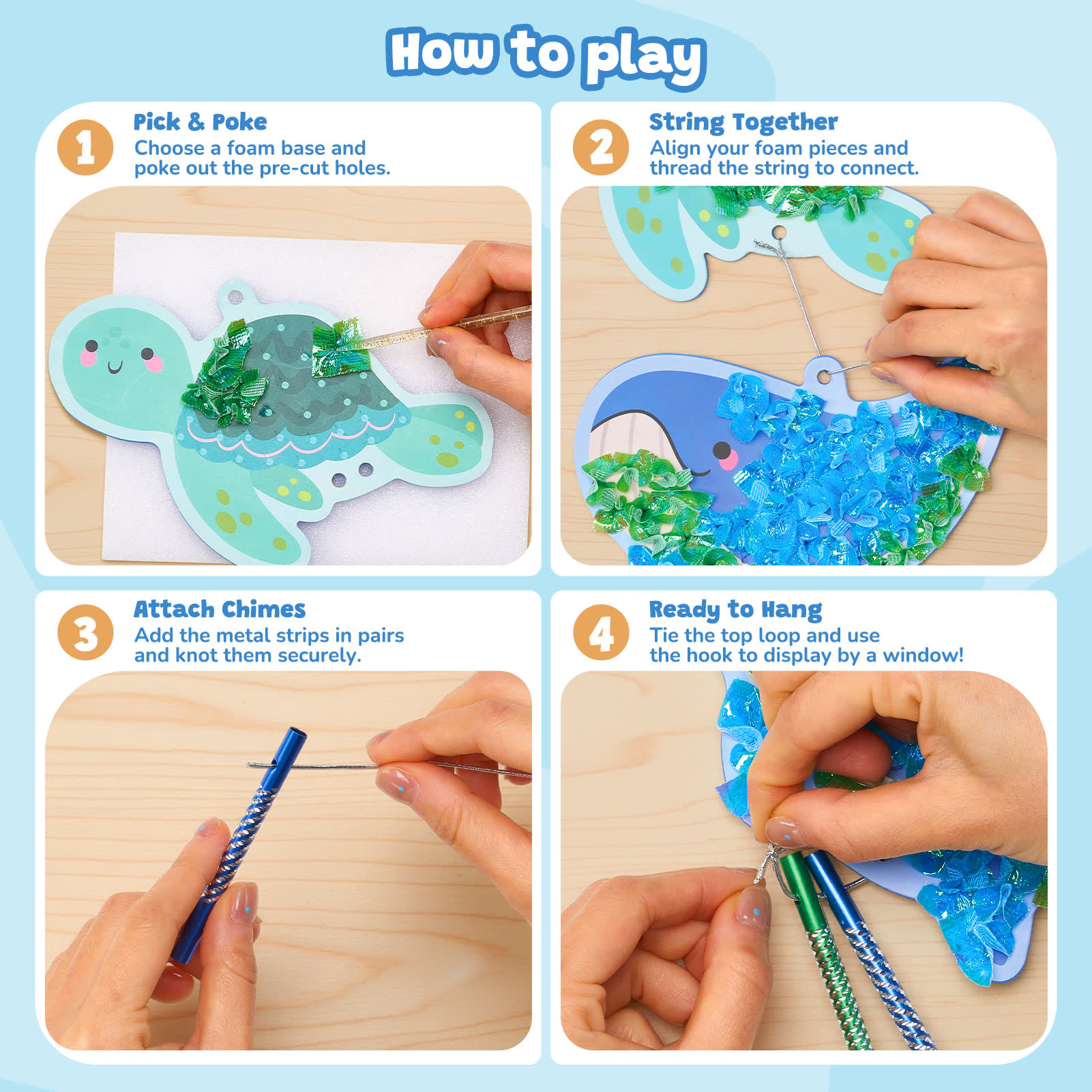 Poke in Art Kit - Ocean (Өрөөний чимэглэл) 3