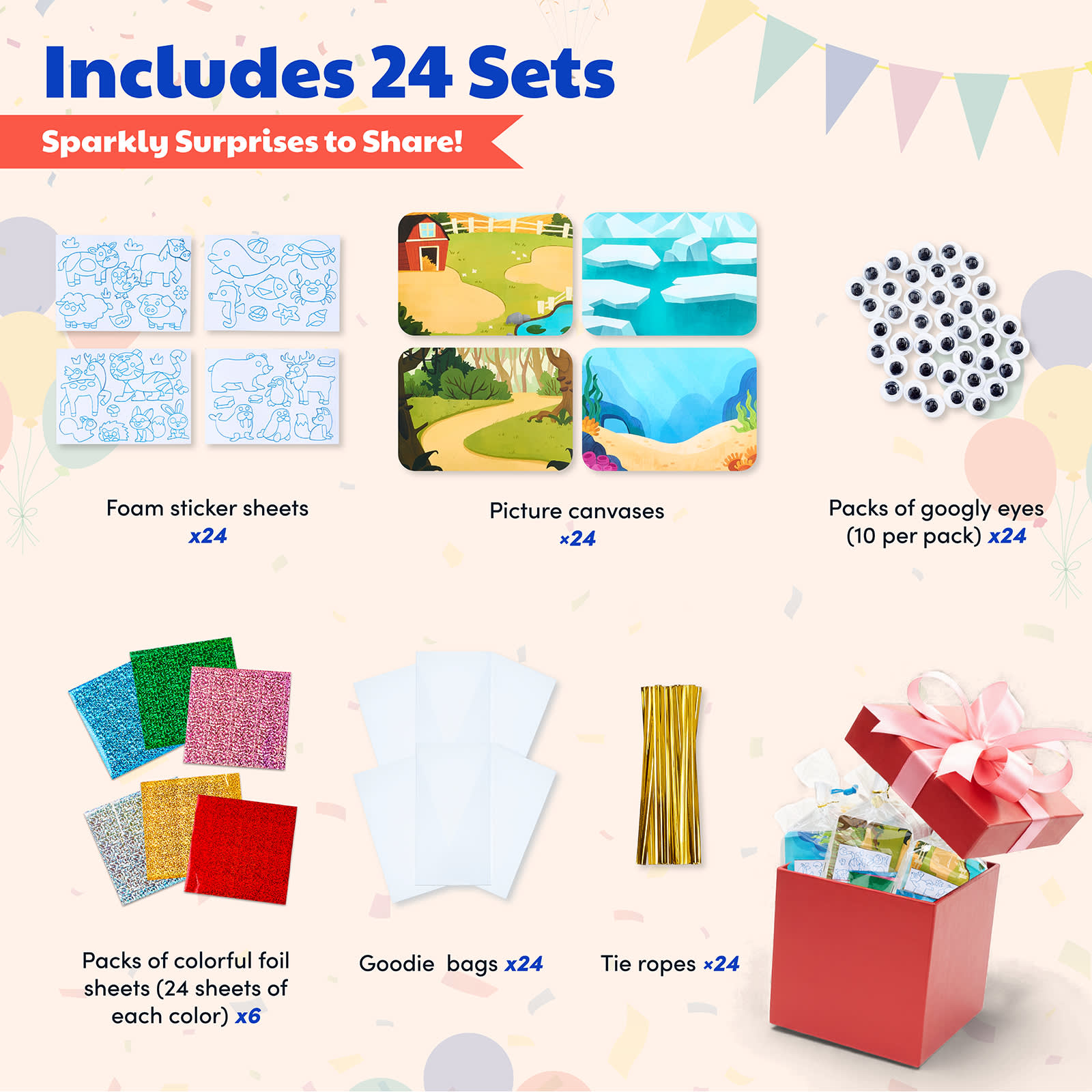 Ocean Sparkle Foil - 24 Set (Найзуудын 24 ширхэг багцтай) 4