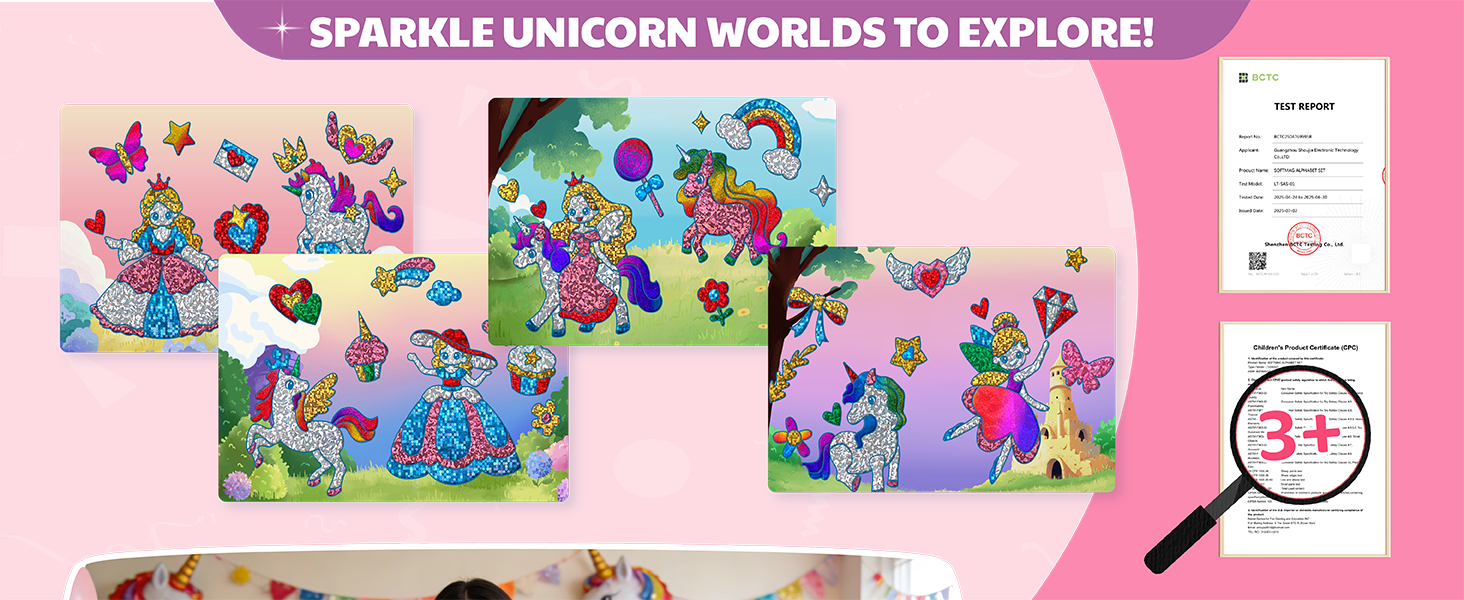 UniCorn - Watercolor Painting & Shimmer Art 4