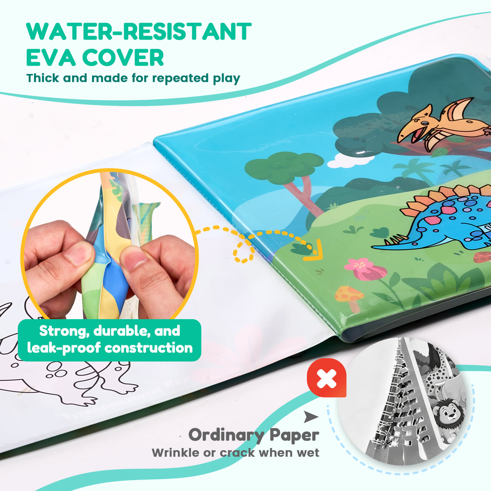 Water Paint Dinosaur 3