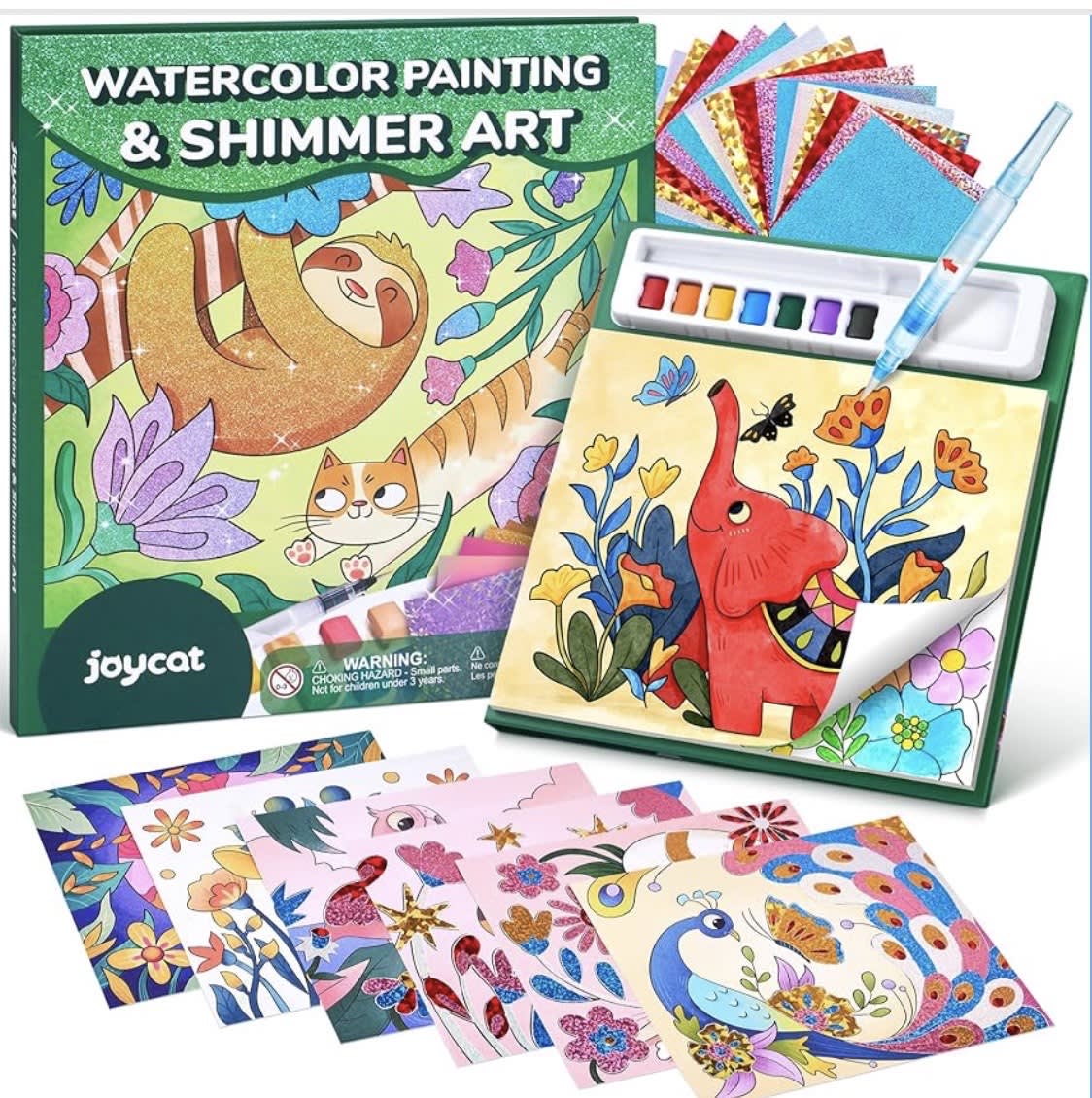 Animal - Watercolor Painting & Shimmer Art 2