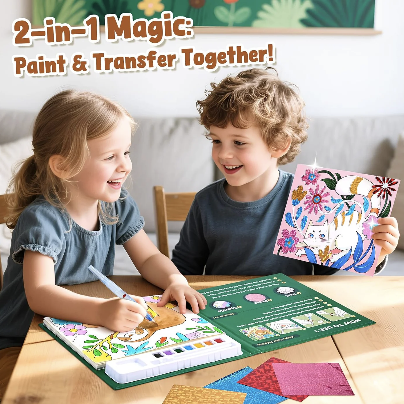 Animal - Watercolor Painting & Shimmer Art 4