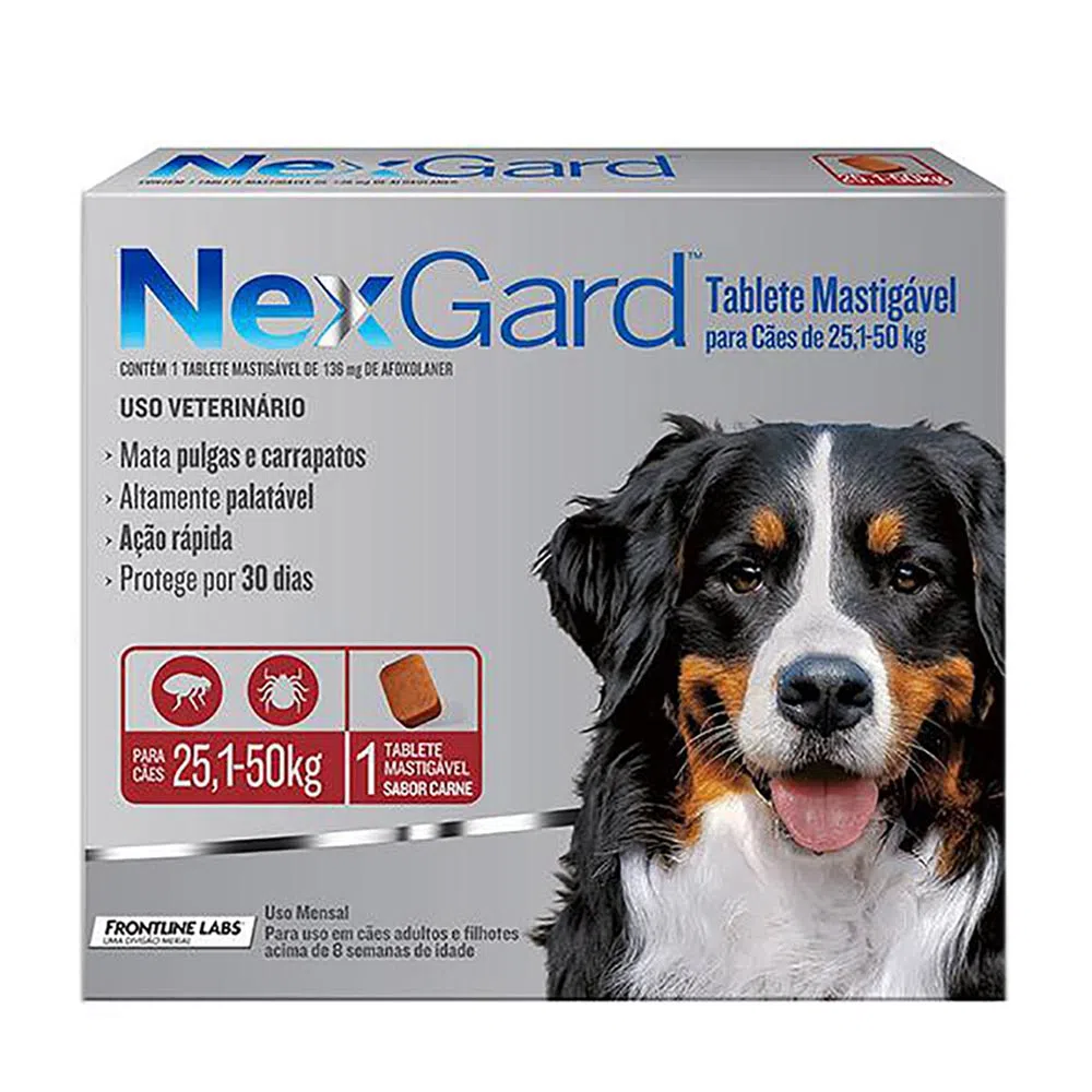 NexGard 1 tablete 136mg 25,1kg a 50kg NexGard 1 tablete 136mg 25,1kg a 50kg