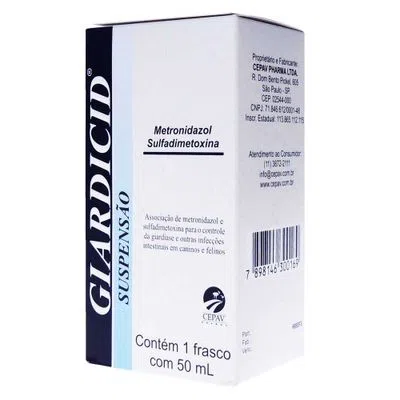 Giardicid Suspensão 50 ml Giardicid Suspensão 50 ml