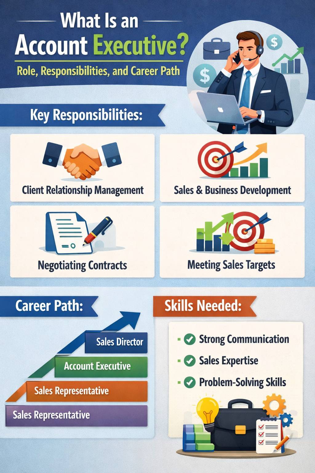 What Is an Account Executive? Role, Responsibilities, and Career Path