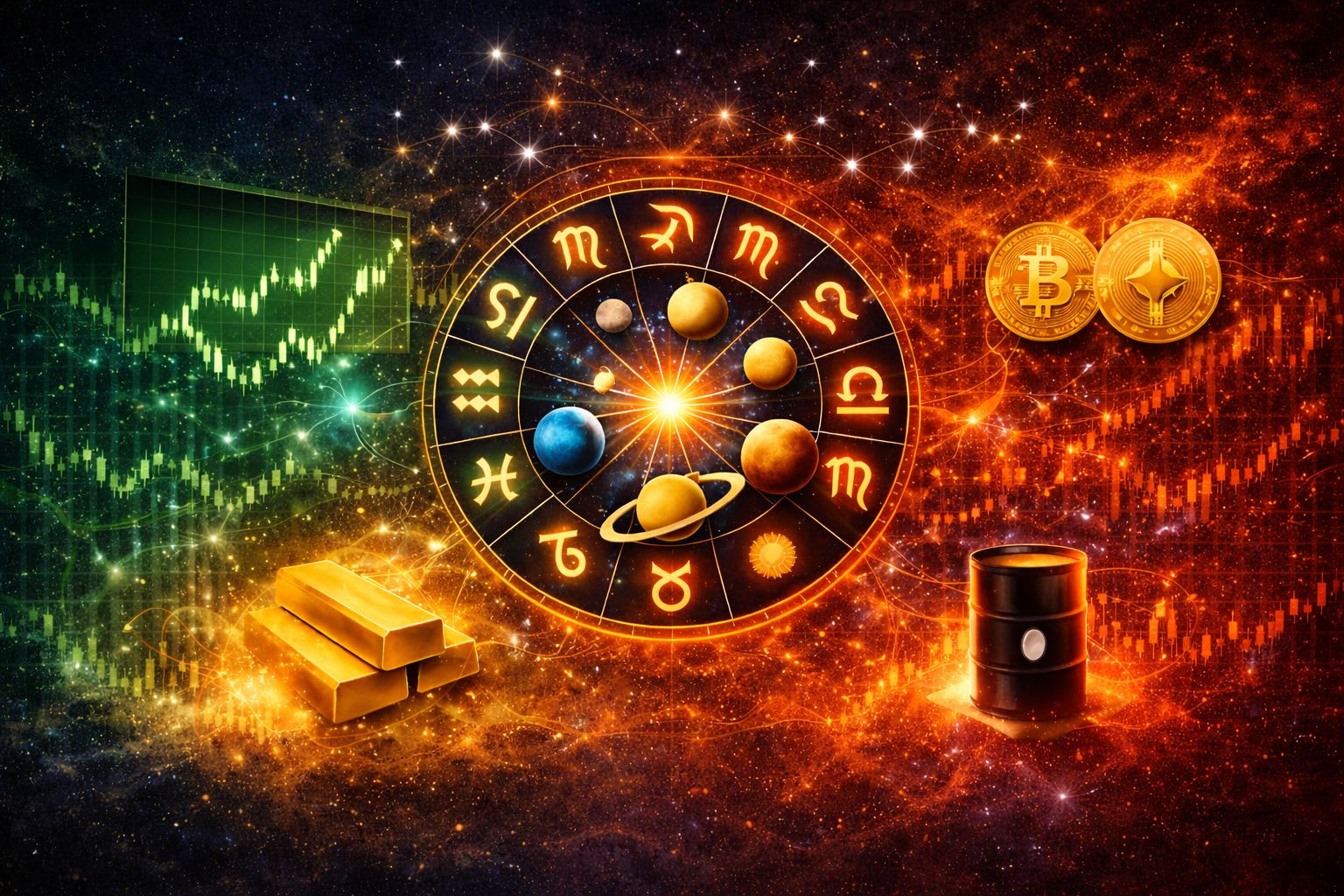 Multi-Asset Timing Strategy: Using Financial Astrology Across Indices, Commodities, and Crypto