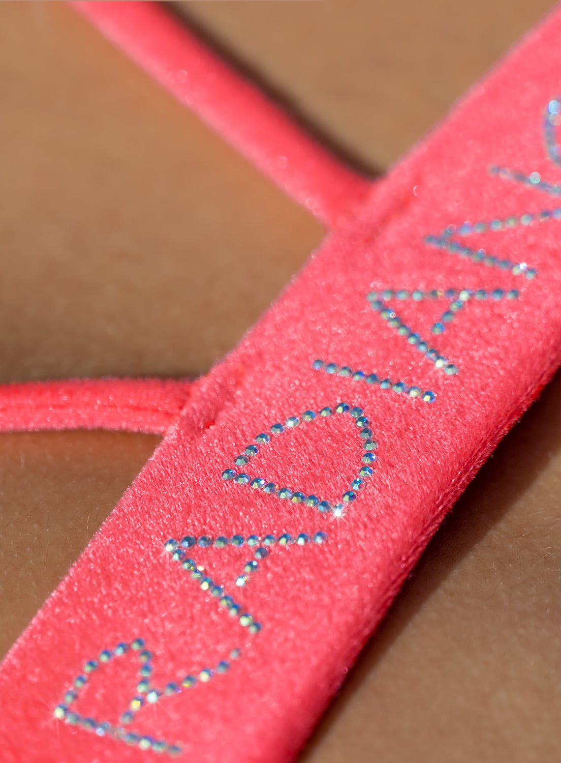 Coral Velvet Bikini - Image 2