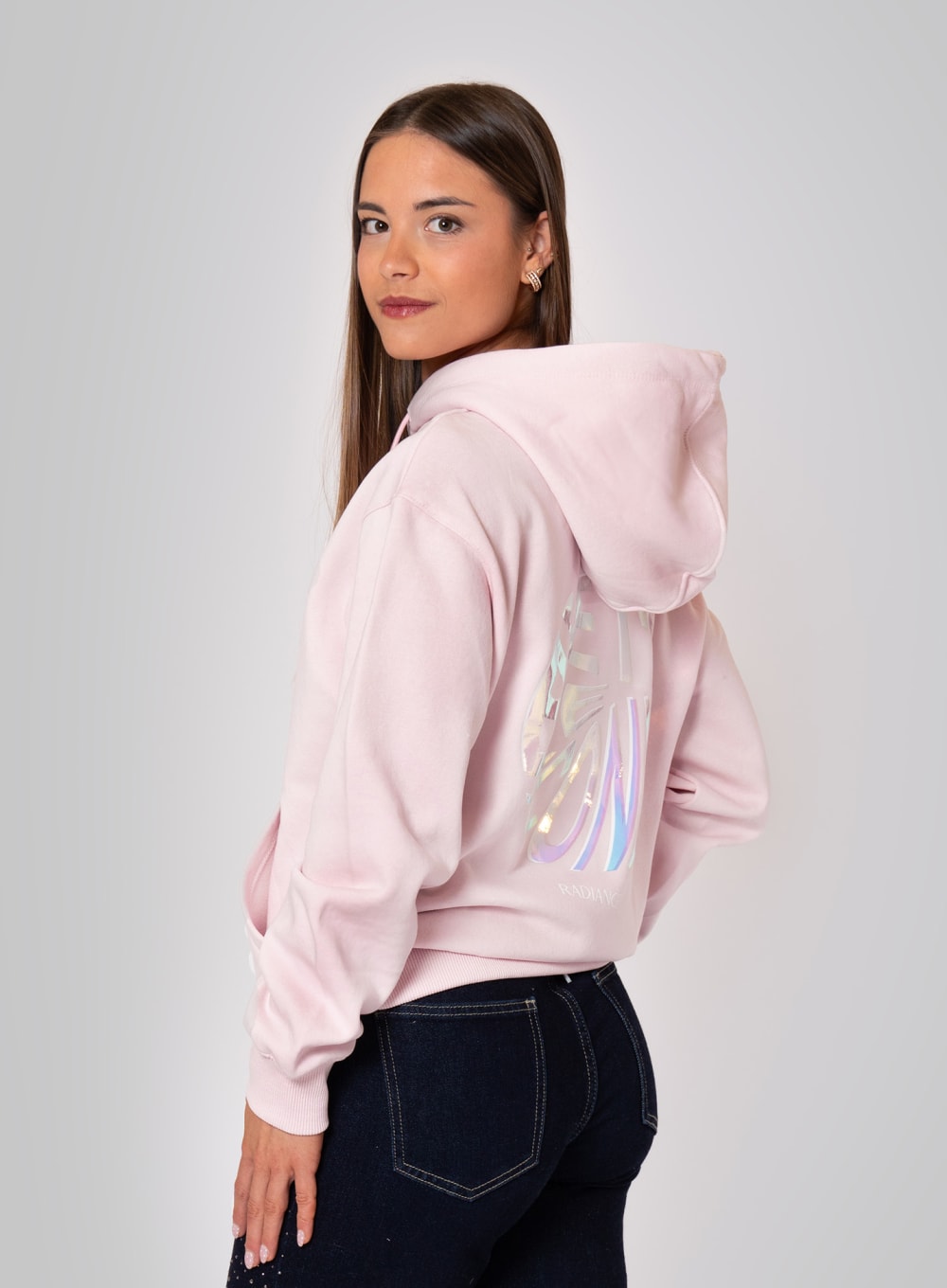 Sudadera Oversize Rosa - Let's Be Iconic