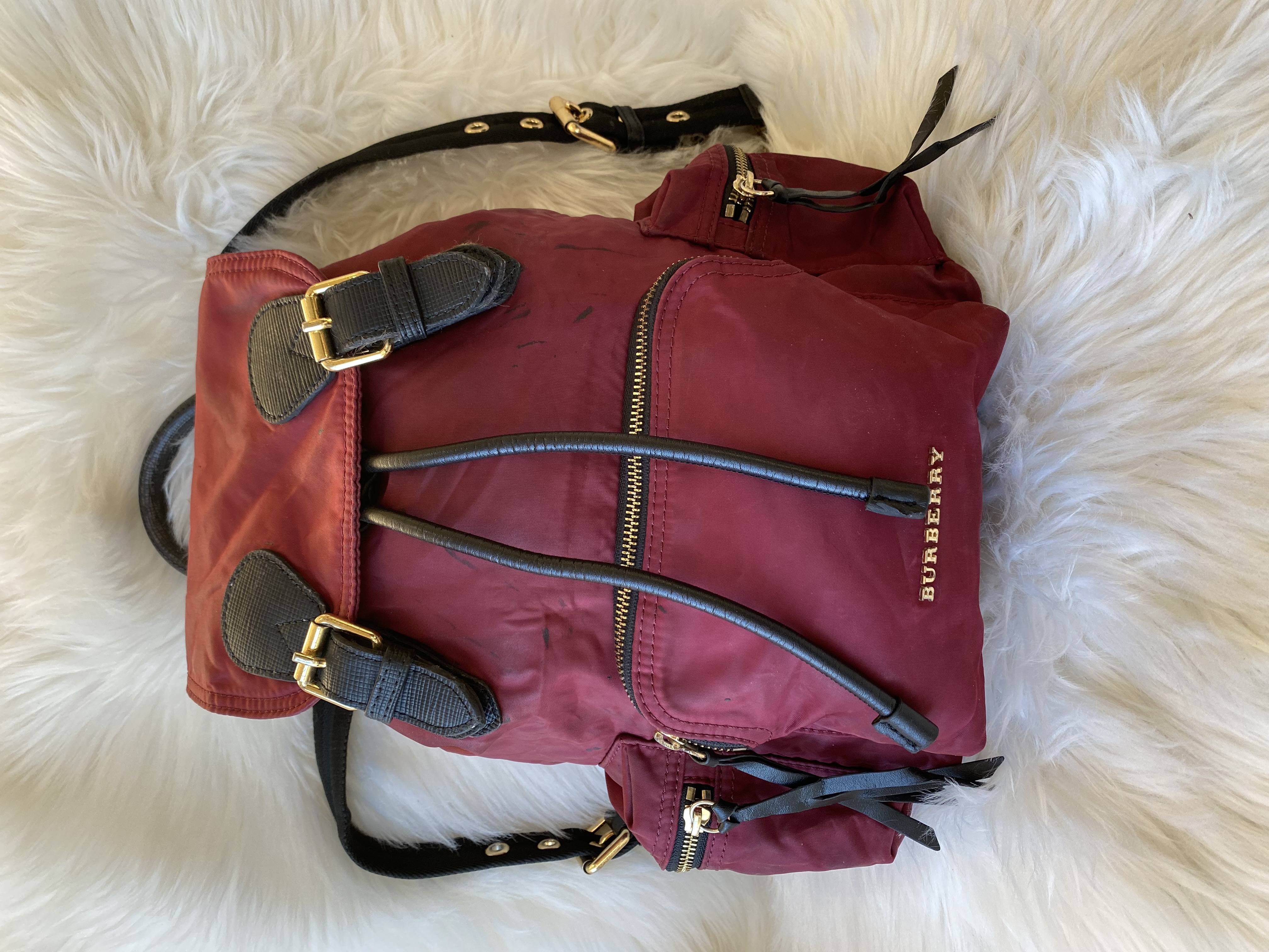 Burberry Nylon Backpack