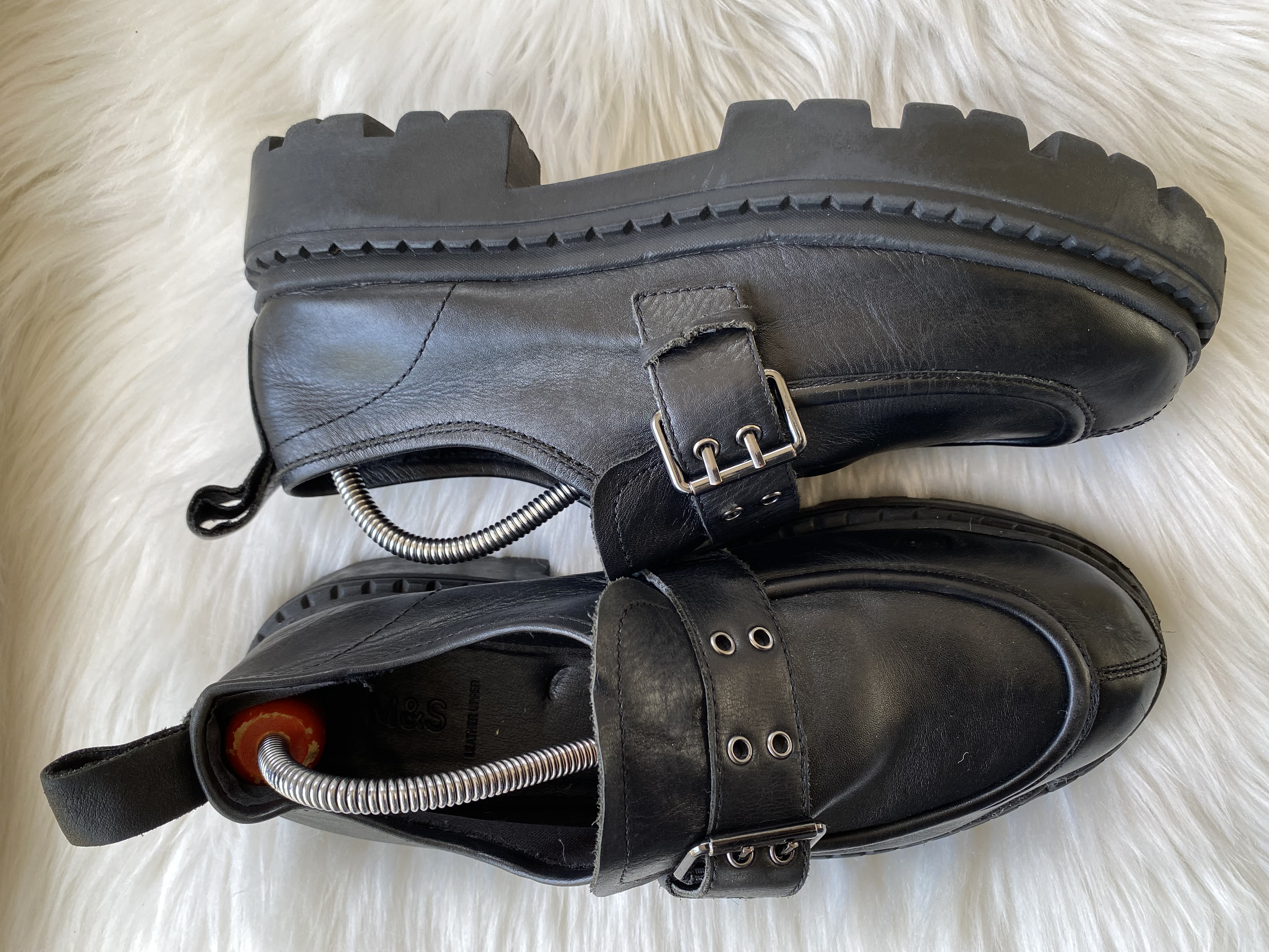 M&S Leather Shoes.