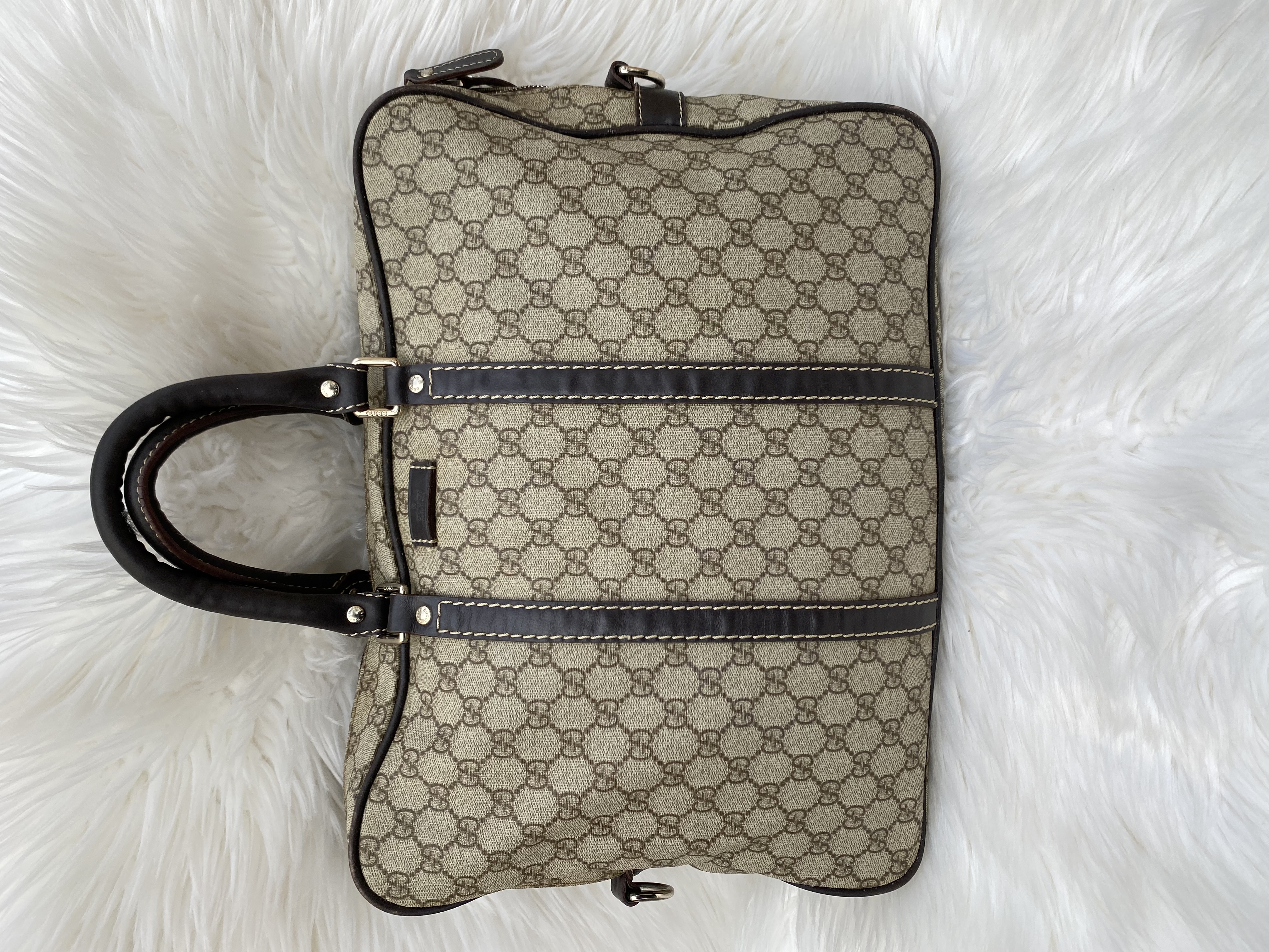 Gucci Canvas Briefcase