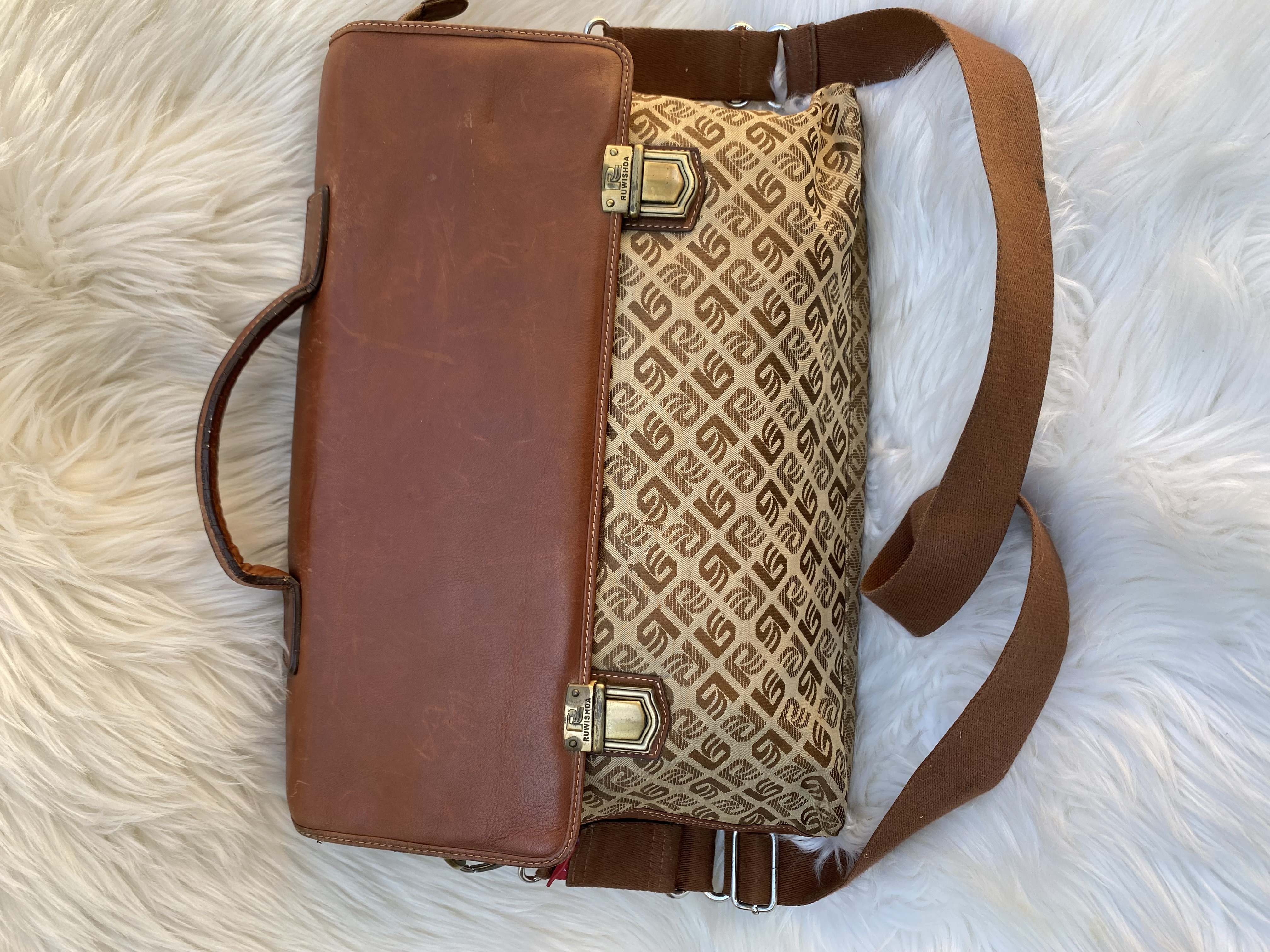 Vintage Briefcase Bag