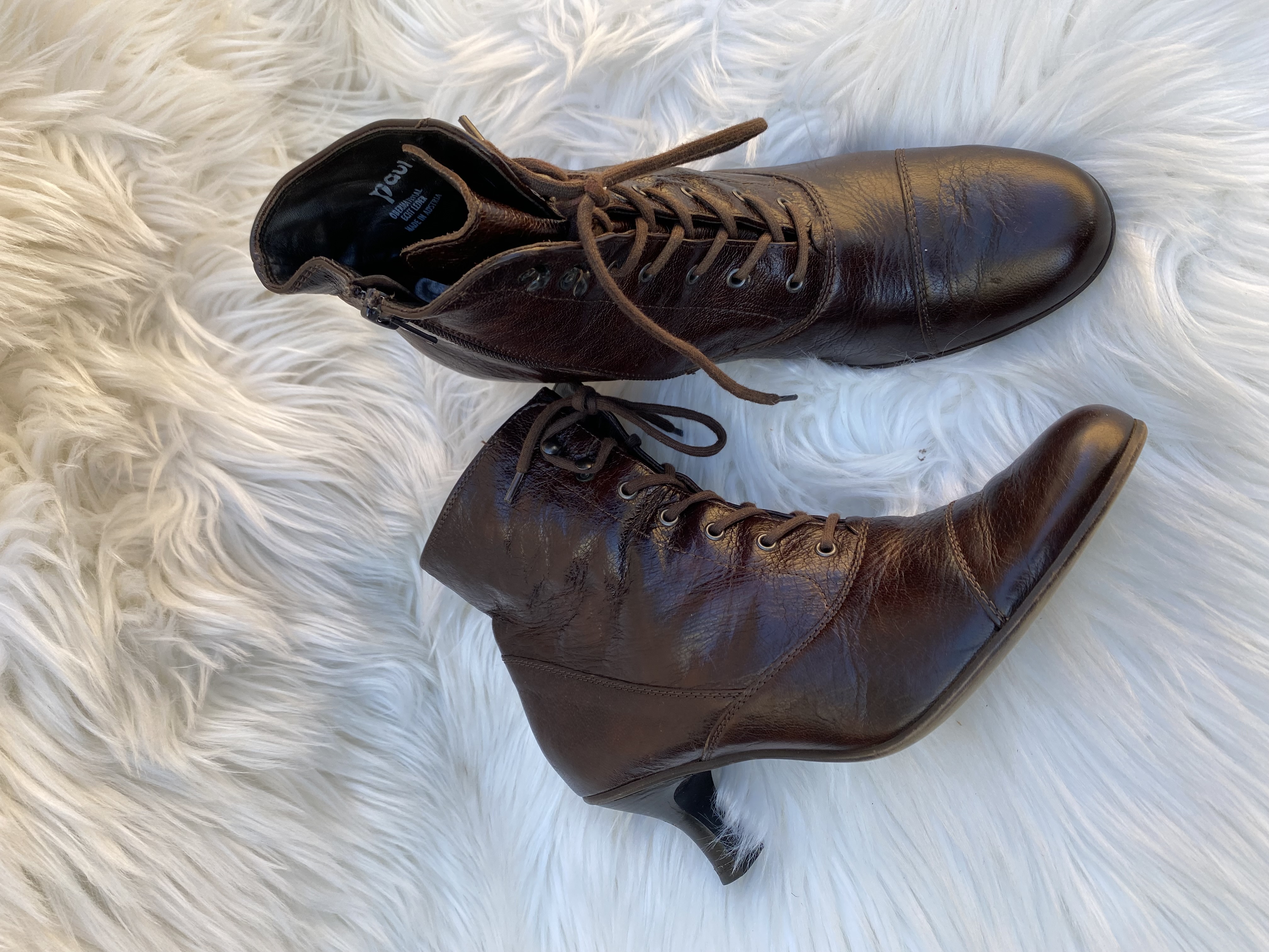 Paul Green Ankle Leather Boots