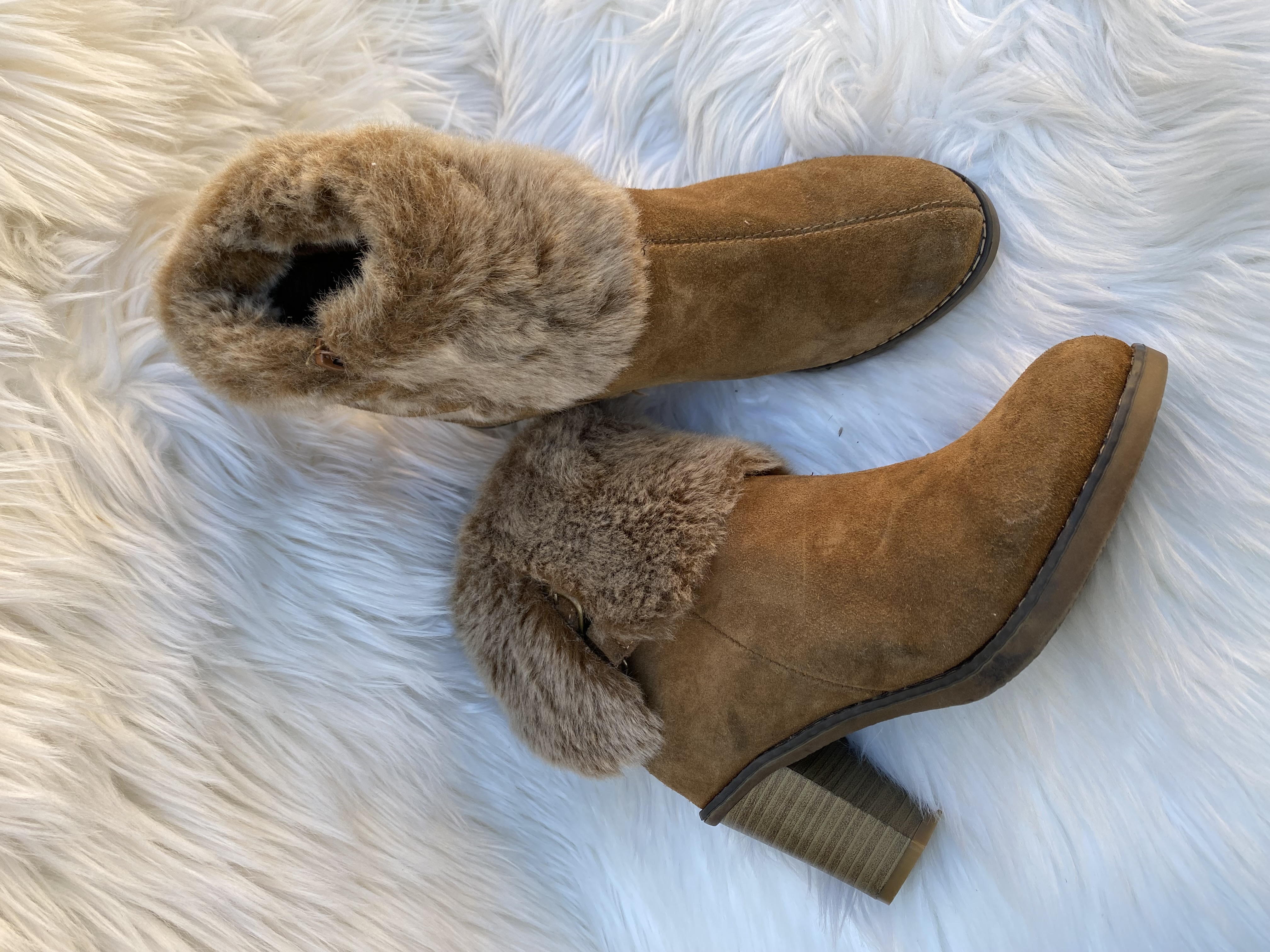 Genuine Suede Leather Boots