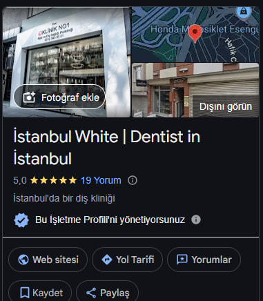 İstanbul White | Dentist in İstanbul interior