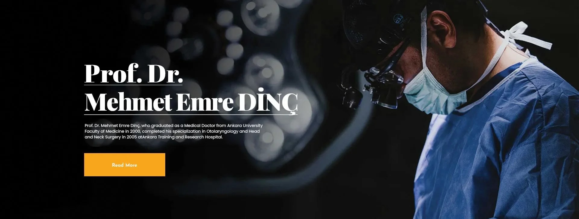 Prof. Dr. Mehmet Emre Dinç interior