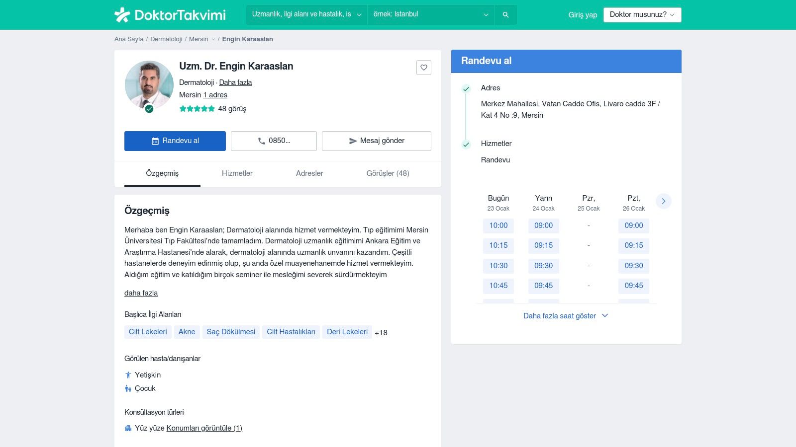 DoktorTakvimi (DocPlanner Turkey)
