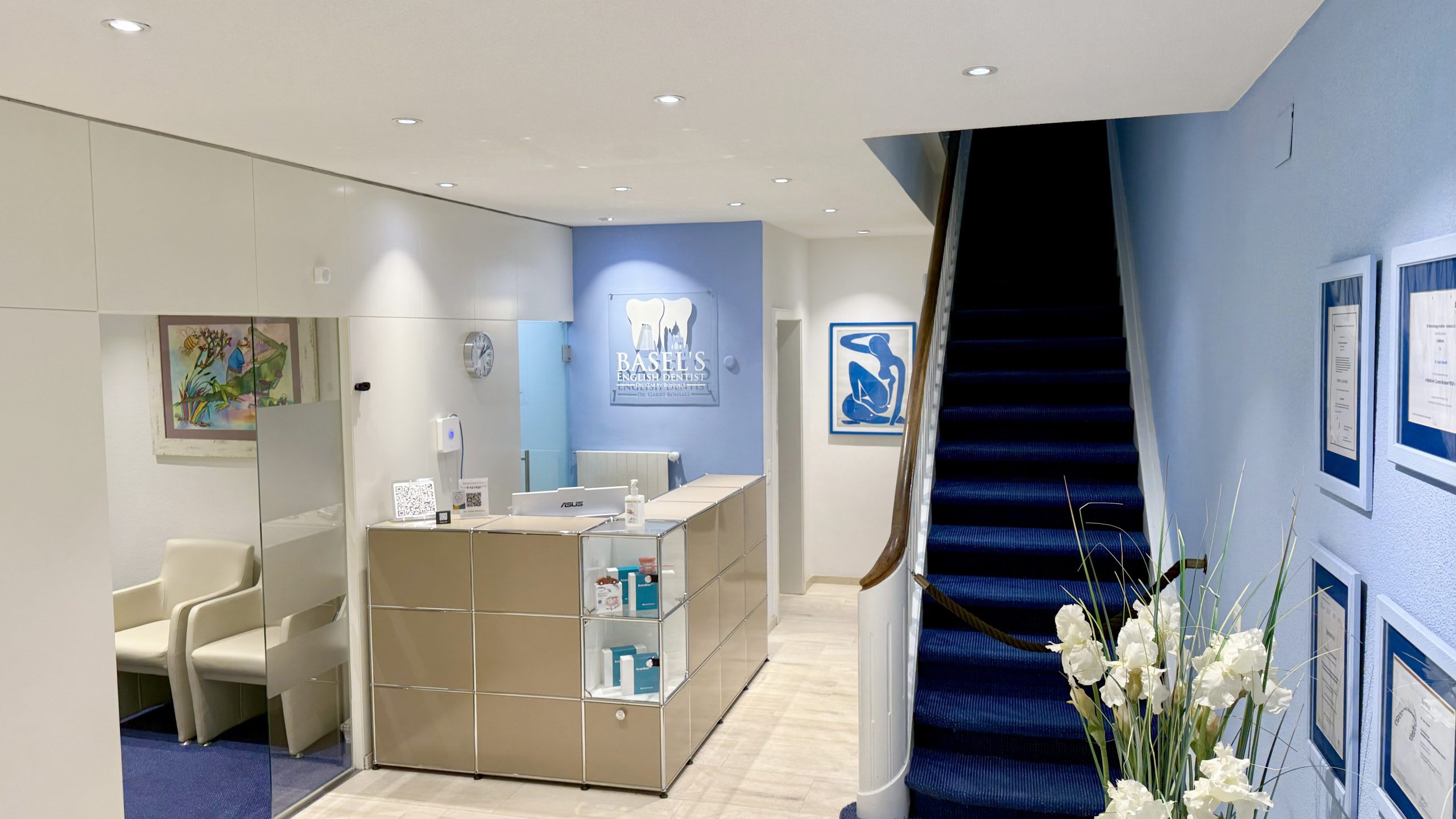 Zahnarzt Basel - Basel's English Dentist - Dr. Garry Bonsall interior