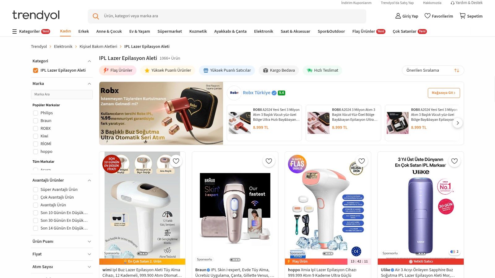 Trendyol (IPL / Laser Hair Removal Devices)