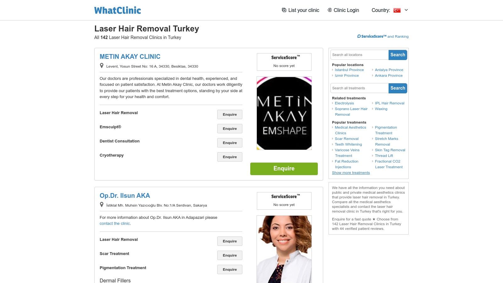 WhatClinic – Laser Hair Removal in Turkey