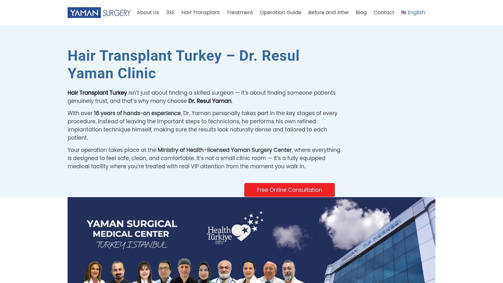 Dr. Resul Yaman Hair Clinic / Yaman Surgical Medical Center (Dr. Resul Yaman)