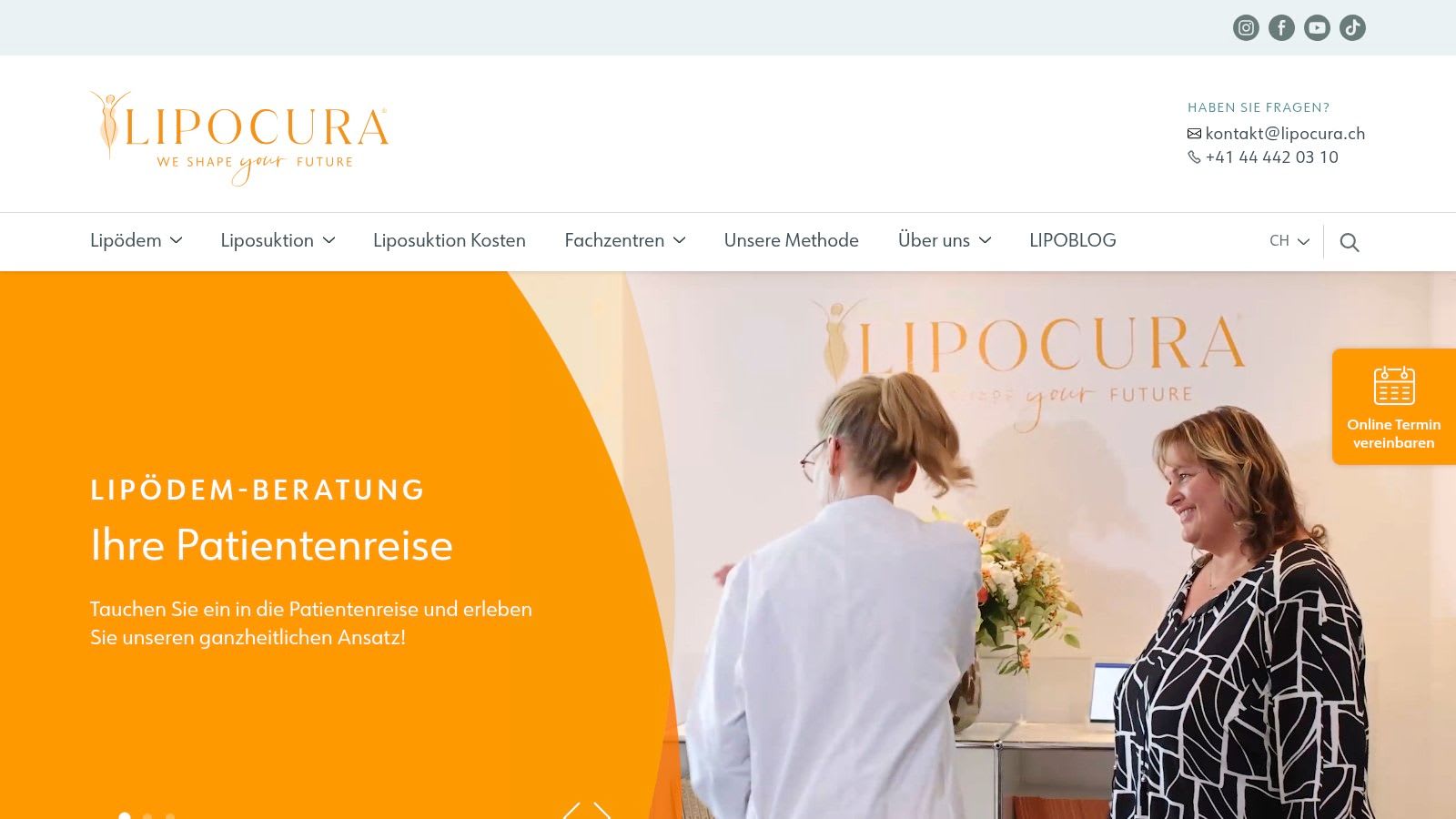 Consultation patient LIPOCURA Suisse pour liposuccion abdominale