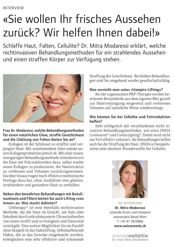 swissestetix Basel | Ästhetische Medizin | Gesichtsbehandlung | Hautrejuvenation | Laserbehandlungen gallery image 9