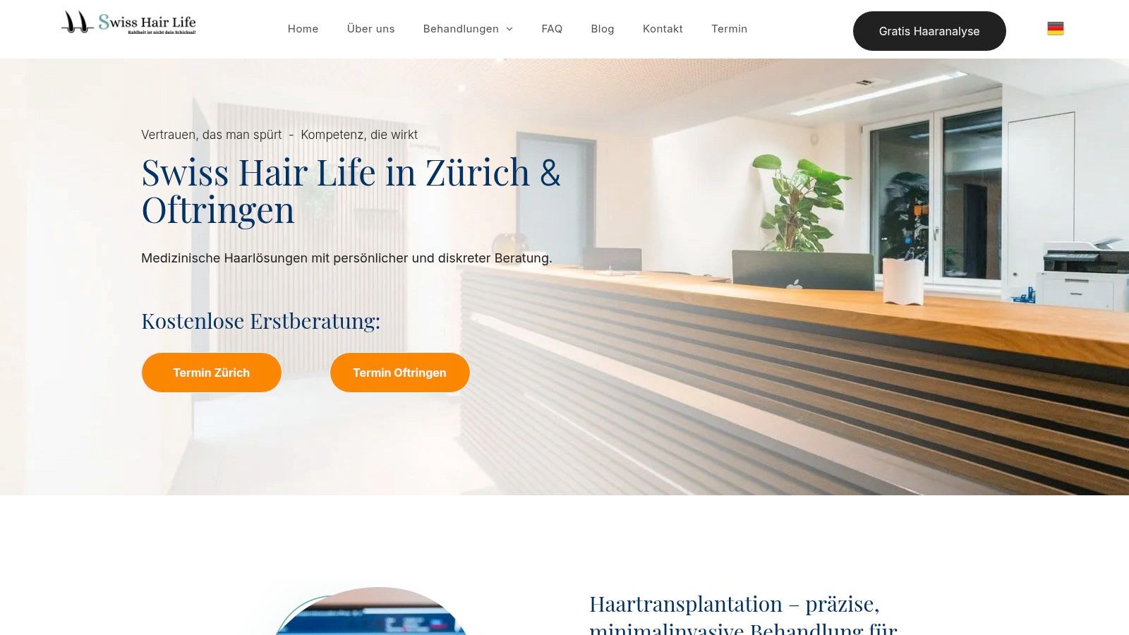 Swiss Hair Life (Zürich & Oftringen)