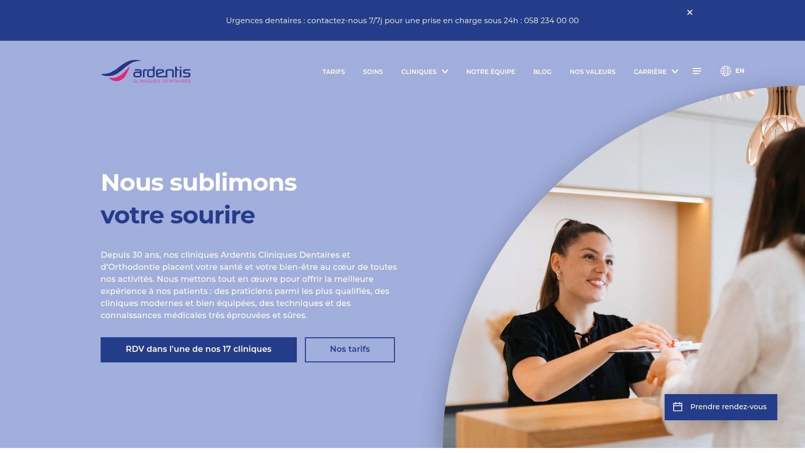 Ardentis Cliniques Dentaires – Lausanne (Flon and Chauderon)