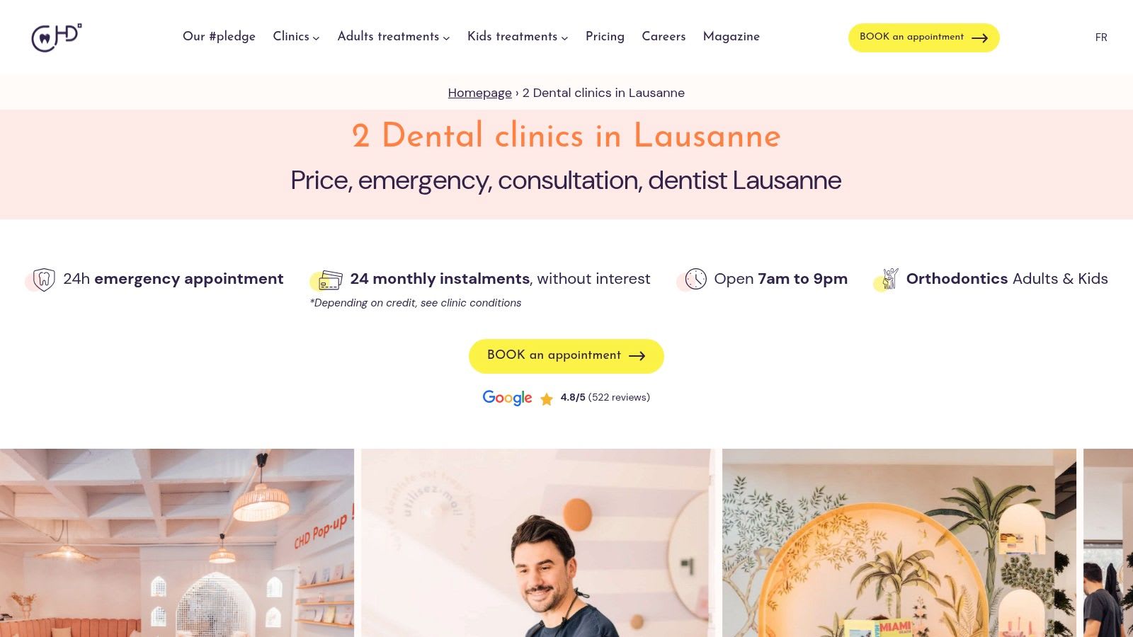 CHD – Clinique d’Hygiène Dentaire, Lausanne (Sallaz and Bessières)